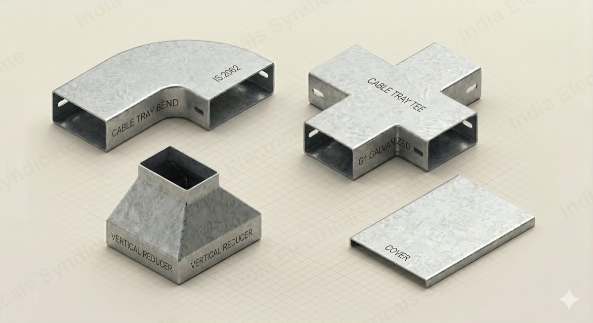 Cable Tray Accessories — manufactured by India Electricals Syndicate, Howrah
