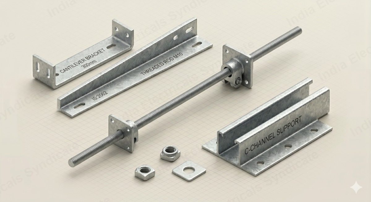 Cable Tray Support Systems — manufactured by India Electricals Syndicate, Howrah