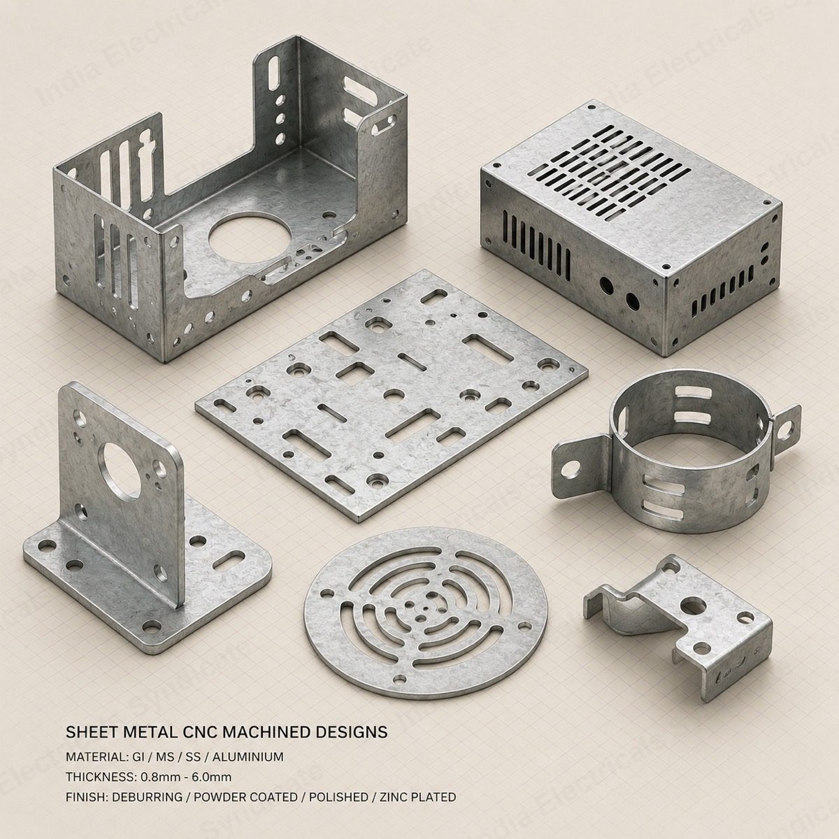 CNC Machined Components | India Electricals Syndicate CNC Machined Components — manufactured by India Electricals Syndicate, Howrah