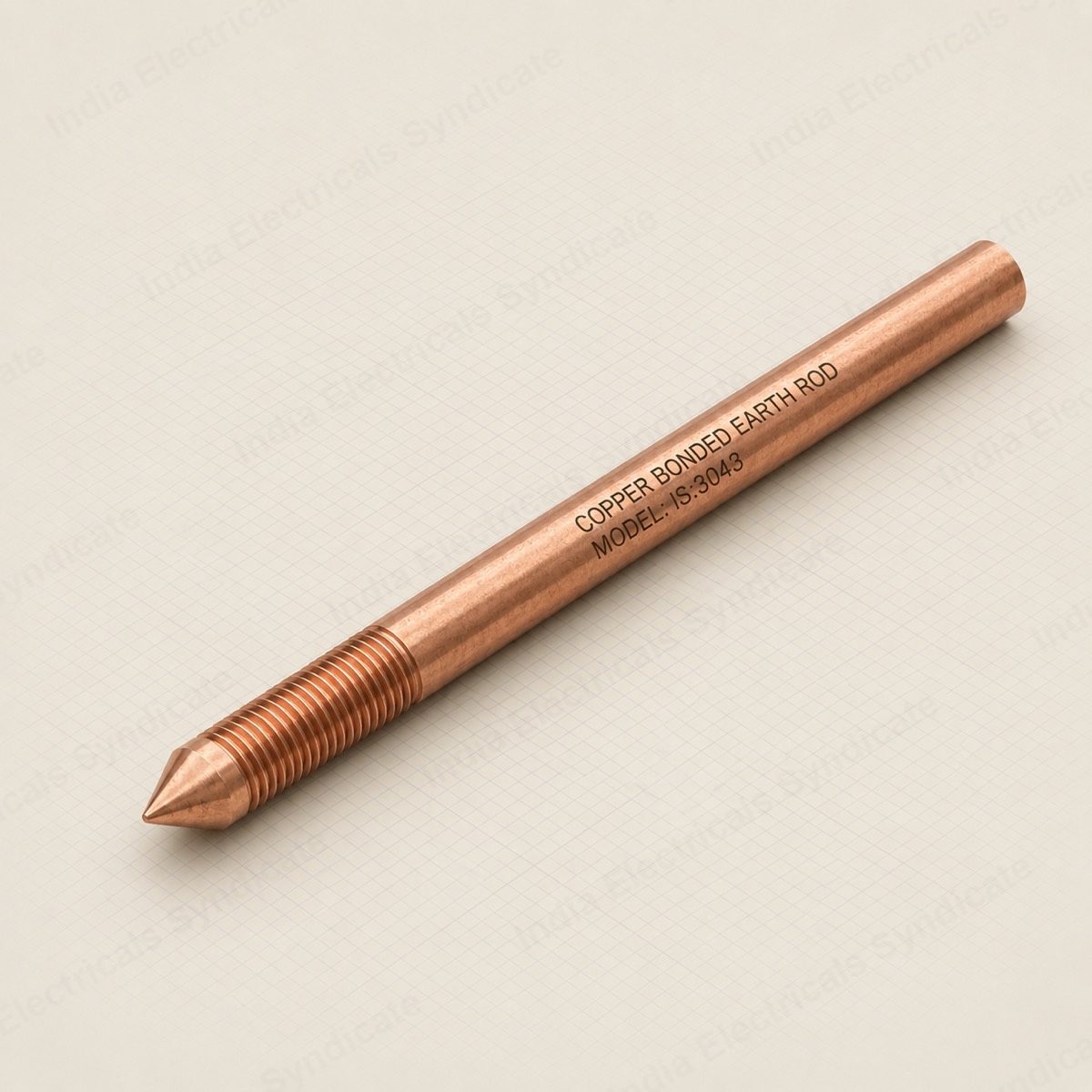 Copper Bonded Earth Rod — manufactured by India Electricals Syndicate, Howrah