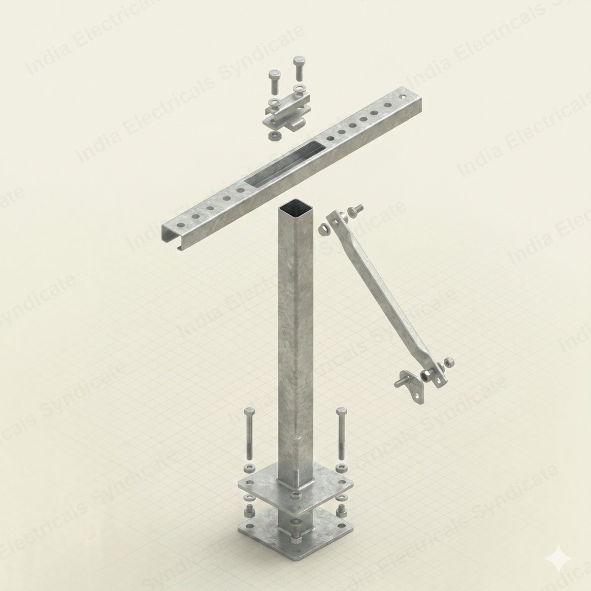 HDG Steel Structure | India Electricals Syndicate HDG Steel Structure — manufactured by India Electricals Syndicate, Howrah
