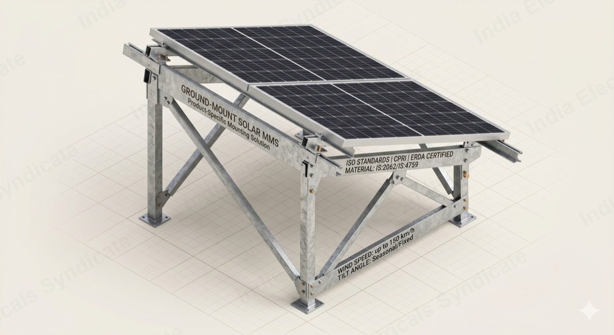 Ground-Mount Solar MMS — manufactured by India Electricals Syndicate, Howrah