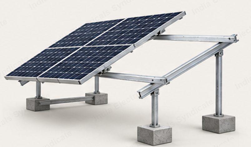 Solar module mounting structure (MMS) — India Electricals Syndicate, Howrah
