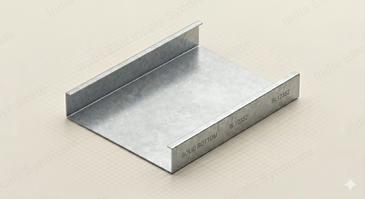 Solid Bottom Cable Tray | India Electricals Syndicate Solid Bottom Cable Tray — manufactured by India Electricals Syndicate, Howrah