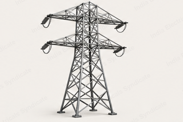 Lattice steel transmission line tower for HV / EHV power systems — India Electricals Syndicate